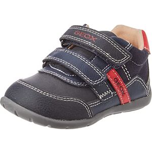 Geox Bébé Garçon B Elthan Boy A Premiers Pas, Navy/Red, 19 EU - Publicité