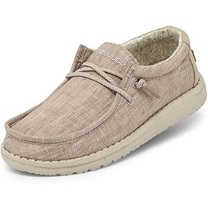 Hey Dude Wally Youth MOC Toe Shoes, Beige, 31 EU - Publicité