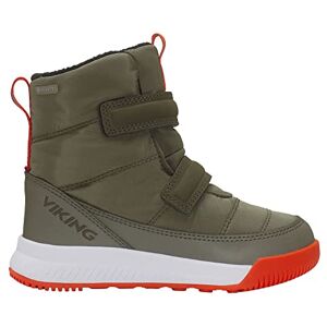 Viking Ae​r​ Hi​g​ GTX R Warm​, Bottine Garçon Unisex Kinder, Olive Red, 22 EU - Publicité