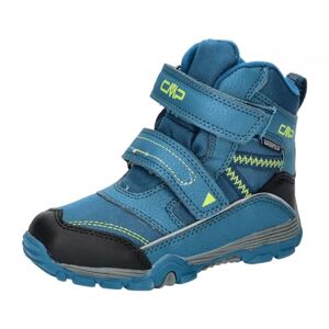 CMP Kids Pyry Snow Boot Wp--j Bottes de Neige, Petrol Yellow Fluo, 28 EU - Publicité