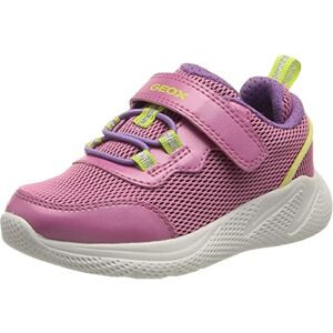 Geox Bébé Fille B Sprintye Girl E Sneakers, Fuchsia/Acid Green, 22 EU - Publicité