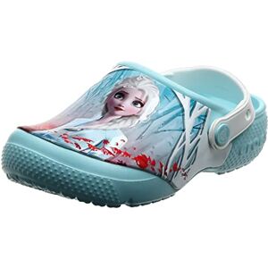 Mixte enfant Crocsfl Ol Disney Frozen2 Cg K Tongs de loisirs et v tements sport unisexes pour enfants, Ice Blue, 34/35 EU - Publicité