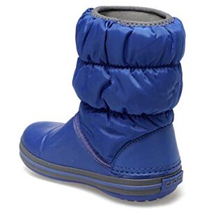 Crocs Winter Puff Boot Kids, Bottes de Neige Mixte Enfant, Bleu (Cerulean Blue-Light Grey) 22/23 EU - Publicité