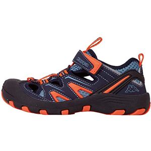 Kappa Reminder Kids Sneakers Basses, Bleu (Navy/Orange 6744), 27 EU - Publicité