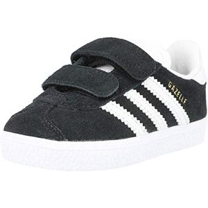 Adidas Garçon Unisex Kinder Gazelle CF I Sneaker Basse, Noir (Negbas/Ftwbla 000), Numeric_21 EU - Publicité