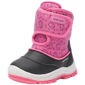 Geox Bébé Fille B Flanfil Girl B ABX Bateau à Cheville, Noir Fuchsia, 21 EU - Publicité