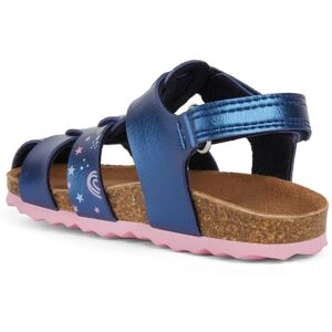 Geox Garçon Fille B Sandal Chalki Girl, Bleu Marine Lt Pink, 25 EU - Publicité