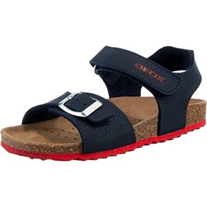 Geox Garçon J Ghita Boy B Sandales, Bleu/Red, 25 EU - Publicité