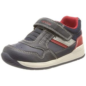 Geox Bébé Garçon B Rishon Boy A Premiers Pas, Navy/Red, 20 EU - Publicité