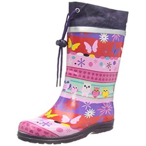 Beck Fille Eule Bottes bottines de pluie, Multicolore, 23 EU - Publicité