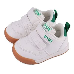 Cheerful Mario Chaussures Premiers Pas Bebe Respirant Chaussures Bébé Garçon Fille Semelle Antidérapante Blanc-G 18 EU - Publicité