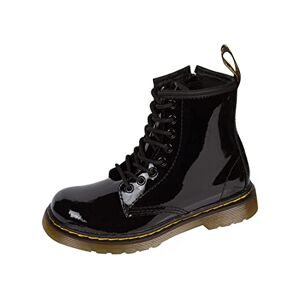 Dr. Martens Delaney, Boots mixte enfant Noir (Black Patent Lamper) 35 EU ( 2.5 UK ) - Publicité