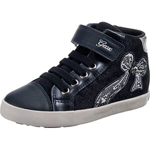 Geox Bébé Fille B Kilwi Girl A Sneakers, Dk Navy/Silver, 21 EU - Publicité