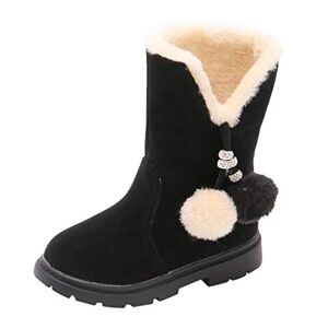 LuckyGirls Chaussures de Bébé Filles Bottes de Neige pour Enfant Chaud Hiver Chaussures Fille Bébé Fourrure Doublé Antidérapant Sole Souple Bottes d'hiver Noël Comfortable Plates Casual Pas Cher de LuckyGirls - Publicité