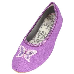 Beck Fille Schmetterling Chaussures De Gymnastique, Violet, 27 Eu Uk - Publicité