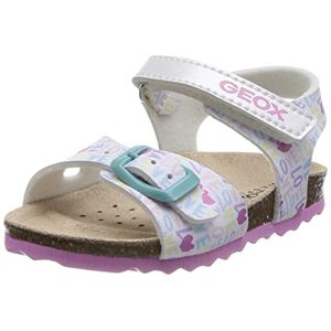 Geox Bébé Fille B Sandal Chalki Girl, Blanc Multicolore, 20 EU - Publicité