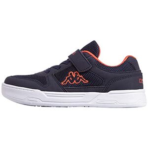 Kappa Dalton Kids Sneakers Basses, Bleu (Navy/Coral 6729), 27 EU - Publicité