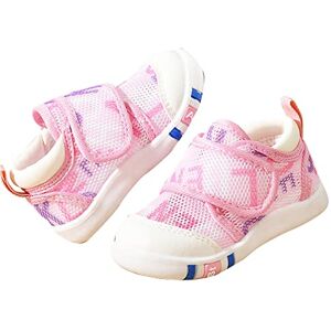 FGUUTYM Baskets en maille pour bébé Semelle antidérapante et douce Chaussures pour bébé garçon Chaussures d'été pour bébé fille Chaussures d'été pour bébé, Rose, 17 EU - Publicité