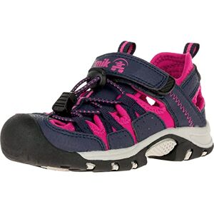 Kamik Garçon Fille Wildcat Sandales Bout fermé, Bleu (Navy Rose Nro), 31 EU - Publicité