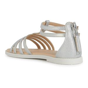 Geox J Sandal Karly Girl, argenté, 29 EU - Publicité