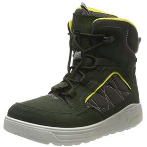 ECCO Urban Snowboarder, Baskets Hautes Mixte Enfant, Vert (Deep Forest/Canary 51640), 28 EU - Publicité