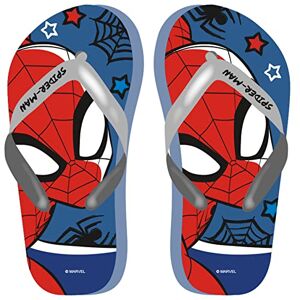 Marvel Spiderman Tongs pour Garçons, Sandales Chaussures D'été Spiderman Garçons, Taille EU 34/35 Bleu - Publicité