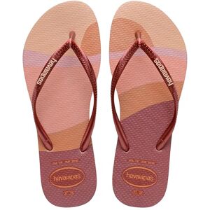 Havaianas Tongs Slim Palette Glow (Mini Me) Fille, Ballet Rose., 19/20 EU - Publicité