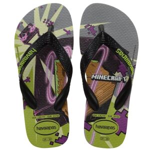 Havaianas Minecraft Tongs unisexe pour enfant, olive, 27/28 EU - Publicité