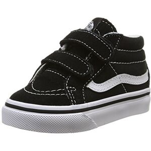 Vans Mixte bébé Sk8-Mid Reissue V Chaussures Premiers Pas, Black True White, 21 - Publicité