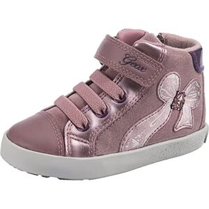 Geox Bébé Fille B Kilwi Girl A Sneakers, Dk Rose/Purple, 22 EU - Publicité