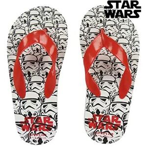 Star Wars , Flip Flop Mixte Enfant, Blanc, 29 EU - Publicité