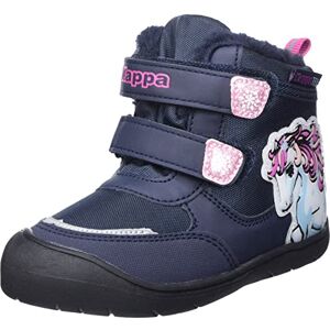 Kappa Garçon Unisex Kinder Flake Tex M Chaussure de Neige, Bleu Marine Rose, 24 EU - Publicité