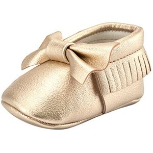 Gaorui Chaussures Bébé de Marche Unisex Mocassin Cuir Souple Frange Papillon Respirable - Publicité