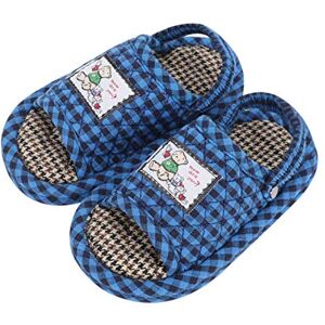 IPENNY Chaussures Bébé en Coton Doux Sandales Chaussons pour Bébé Chaussons pour Bébé Silencieux à la Maison Garçons et Filles ,Bleu,Large - Publicité