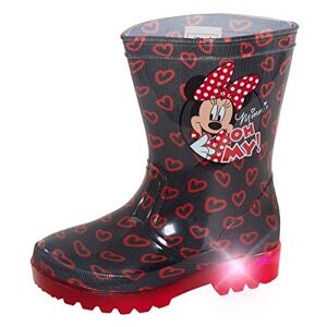 Disney Chaussures de neige pour fille Minnie Mouse lumineuses Wellington - Noir , 27 EU - Publicité