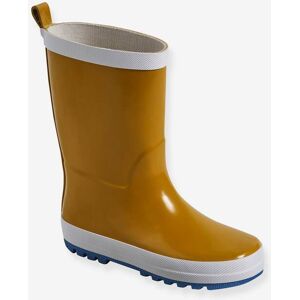 Vertbaudet Bottes de pluie réfléchissantes enfant moutarde JAUNE 26 - Publicité