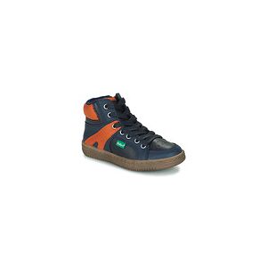 Baskets montantes enfant Kickers LOWELL Bleu 24,25,26,27,29,31 garcons - Publicité