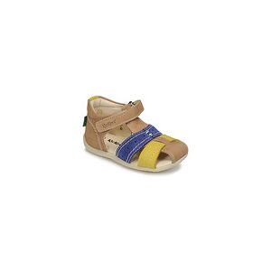 Sandales enfant Kickers BIGBAZAR-2 Beige 25,26,27 garcons - Publicité