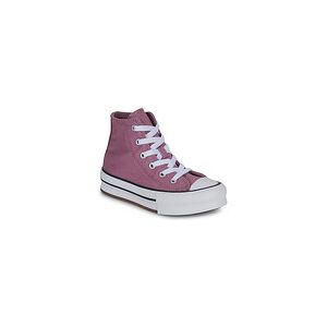 Baskets montantes enfant Converse CHUCK TAYLOR ALL STAR EVA LIFT PLATFORM FELINE FLORALS Violet 27,28 filles - Publicité