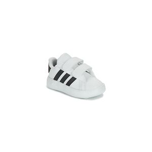 Baskets basses enfant adidas GRAND COURT 2.0 CF I Blanc 19,20,21,22,23,24,25,26,27,23 1/2,25 1/2,26 1/2 garcons - Publicité