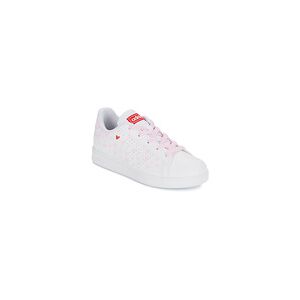 Baskets basses enfant adidas ADVANTAGE K Blanc 38,40,36 2/3,38 2/3,39 1/3,35 1/2 filles - Publicité