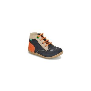 Baskets montantes enfant Kickers BONZIP-2 Marine 24,25,26,27 filles - Publicité