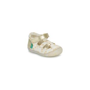 Sandales enfant Kickers SUSHY Blanc 22,23 filles - Publicité