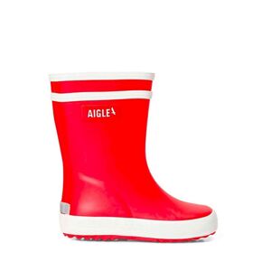 Aigle Baby Flac - Bottes de pluie enfant Rouge New 22 - Publicité