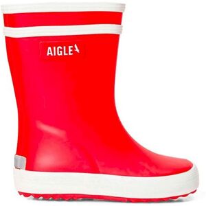 Aigle Baby Flac - Bottes de pluie enfant Rouge New 21 - Publicité