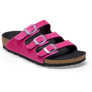 Birkenstock Florida Kids Velvet - Sandales enfant Velvet Glitter Pink 28 - Étroit - Publicité