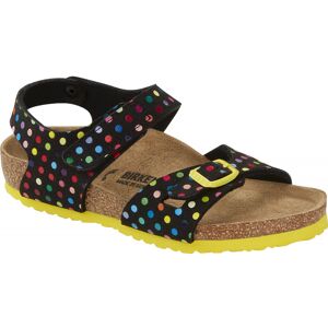 Birkenstock Colorado Rivet Logo Kids Micro Fibre - Sandales enfant Digital Dots Black 28 - Étroit - Publicité