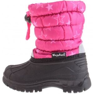 Playshoes bottines d'hiver Snowboots Bootie Stars junior rose/noir taille 20/21 Rose - Publicité