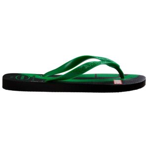 Havaianas - Kid's Top Marvel Logomania - Sandales taille 27/28;29/30;31/32;33/34;35/36, gris;noir/vert;rouge/noir - Publicité