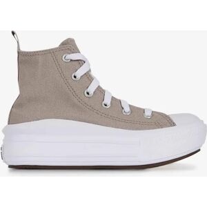 Converse Chuck Taylor All Star Move Hi - Bebe taupe/blanc 29 unisexe